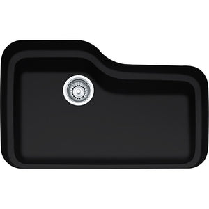 Franke Orca Ork110mb Fireclay Undermount Kitchen Sink In Matte Black