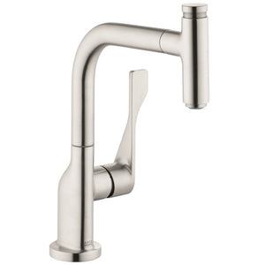 Hansgrohe Axor Citterio Select 1 Spray Kitchen Faucet Pull Out