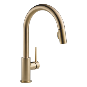 Delta 9159 Cz Dst Trinsic Single Handle Pull Down Kitchen Faucet