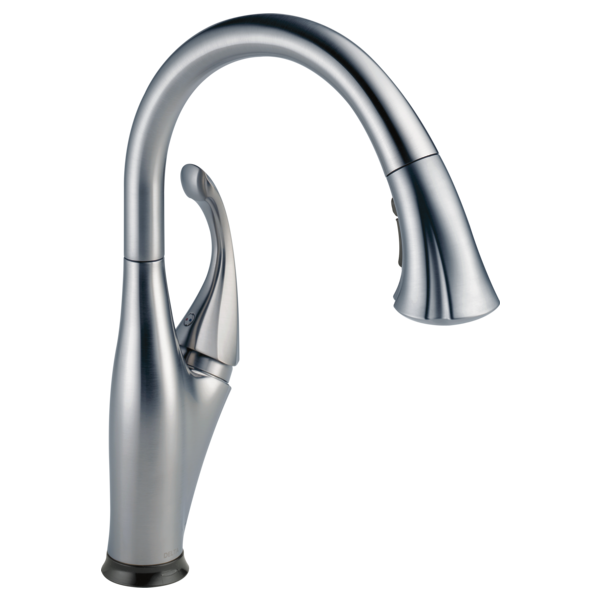 Delta Addison Single Handle Pull Down Kitchen Faucet With Touch 2