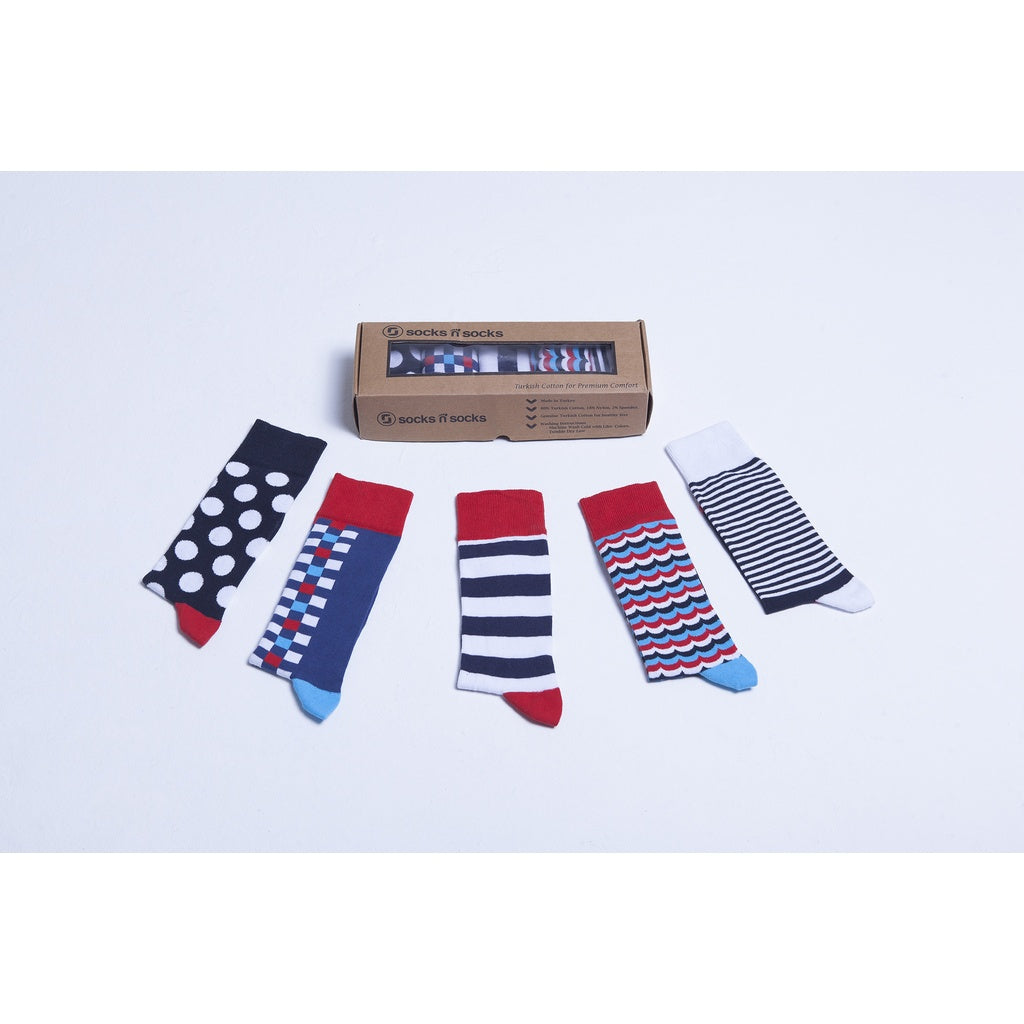 Men's 5-Pair Cool Mix Socks – Seven Seas International, Inc.