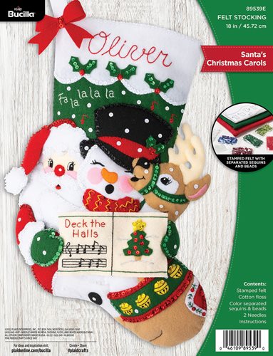 Bucilla ® Seasonal - Felt - Stocking Kits - Toy Train Santa 89485E –  Creative Wholesale