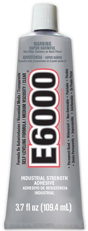 E6000® Glue Clear MV 3.7oz tube 12/Case #230021C