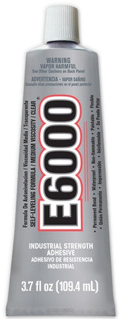 E6000 Glue Clear HV 10.2 oz Cartridge, 12/Case #222011C