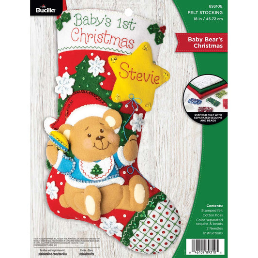 Christmas Nativity Felt Stocking Kit
