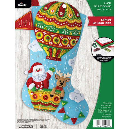 Bucilla ® Seasonal - Felt - Stocking Kits - Toy Train Santa 89485E –  Creative Wholesale