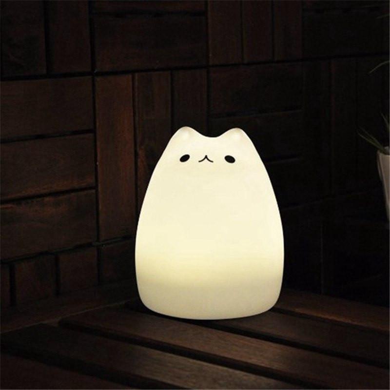 Colourful Cat LED Night Light