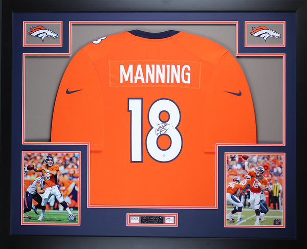 manning autographed jersey