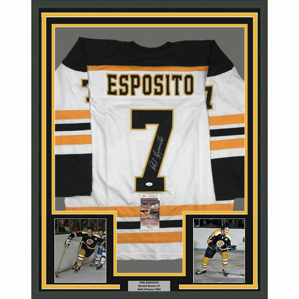 Phil Esposito Signed/Autographed Boston Bruins Jersey Includes certificate  of Authenticity and Proof. Autograph Original. at 's Sports  Collectibles Store