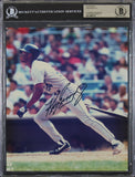 Mariners Ken Griffey Jr. Authentic Signed 8x10 Photo Auto Graded 9! BAS Slabbed
