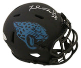 Fred Taylor Autographed Jacksonville Jaguars Eclipse Mini Helmet BAS 31372