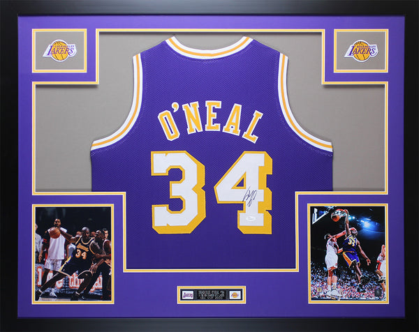 shaq autographed jersey