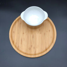 Bamboo And Fine Porcelain Set For Single Serve Soup Or Cereal Or Your Favorite Dessert  WL-555021