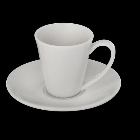 2 oz Porcelain Macchiato Cup & Saucer