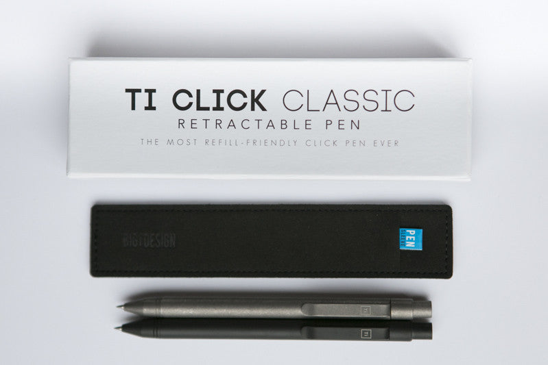 Ti Click Classic : Solid Titanium Click Pen – Big Idea Design LLC