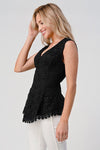V-Neck cami lace top