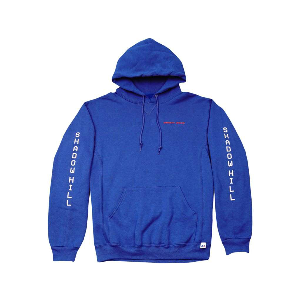 shadow hill blue hoodie