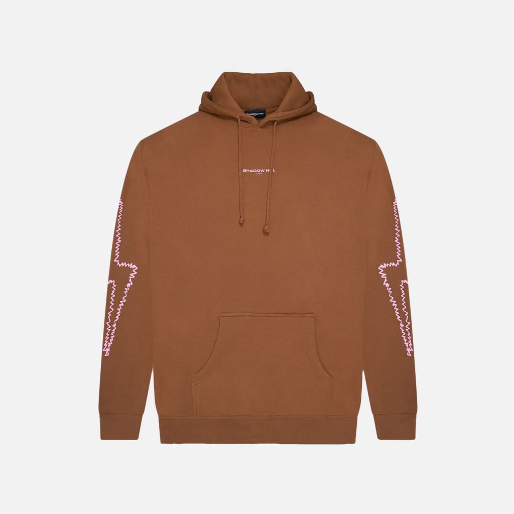 pink shadow hill hoodie