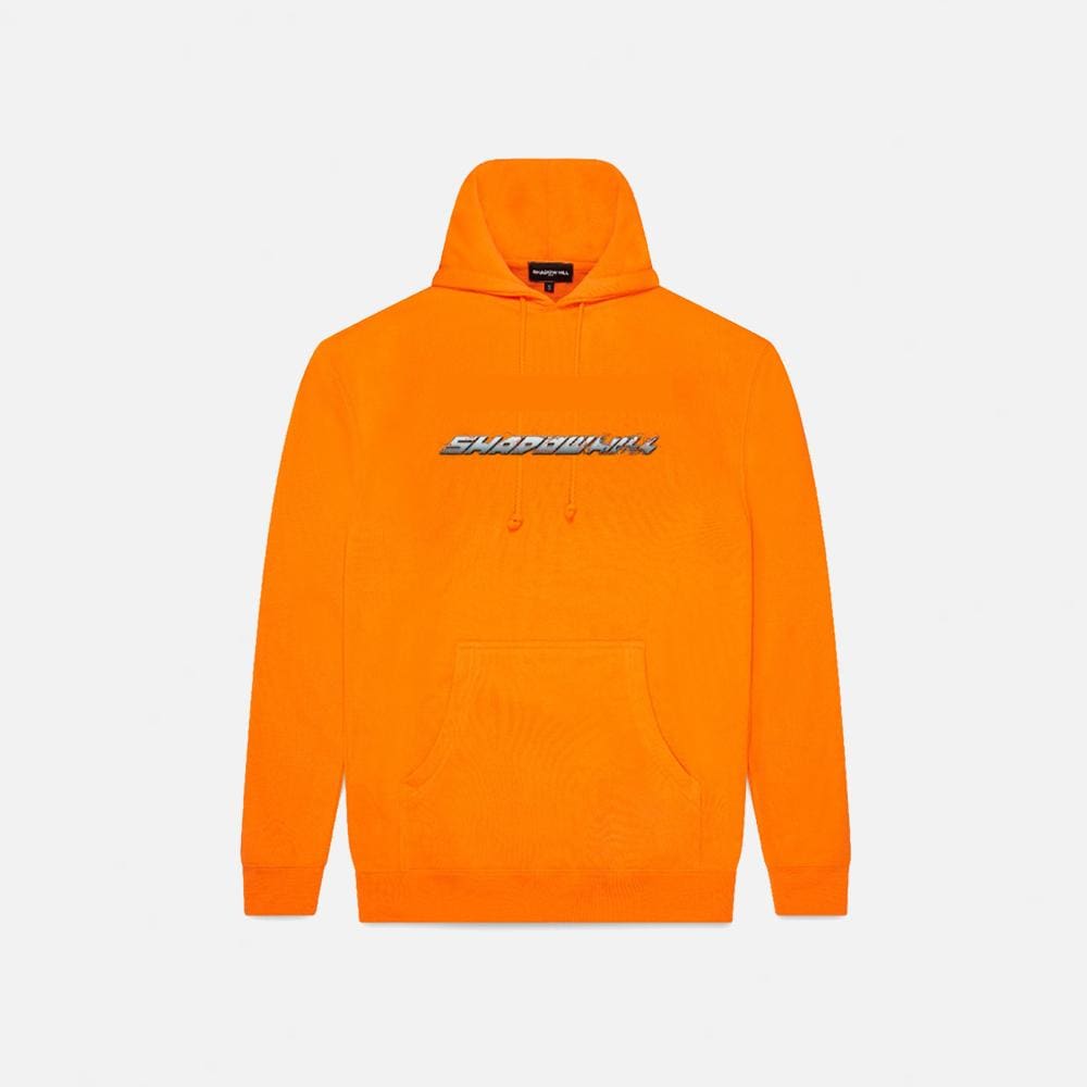 bright orange hoodies