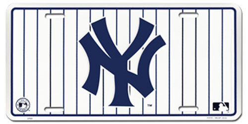 New York Baseball Yankees Logo MLB 12x6 Auto Metal License Plate