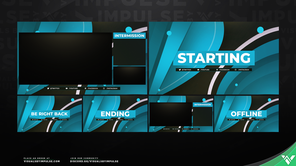 'Spectrum' Stream Screen Package: Overlay Screens for ... - 1024 x 576 png 500kB