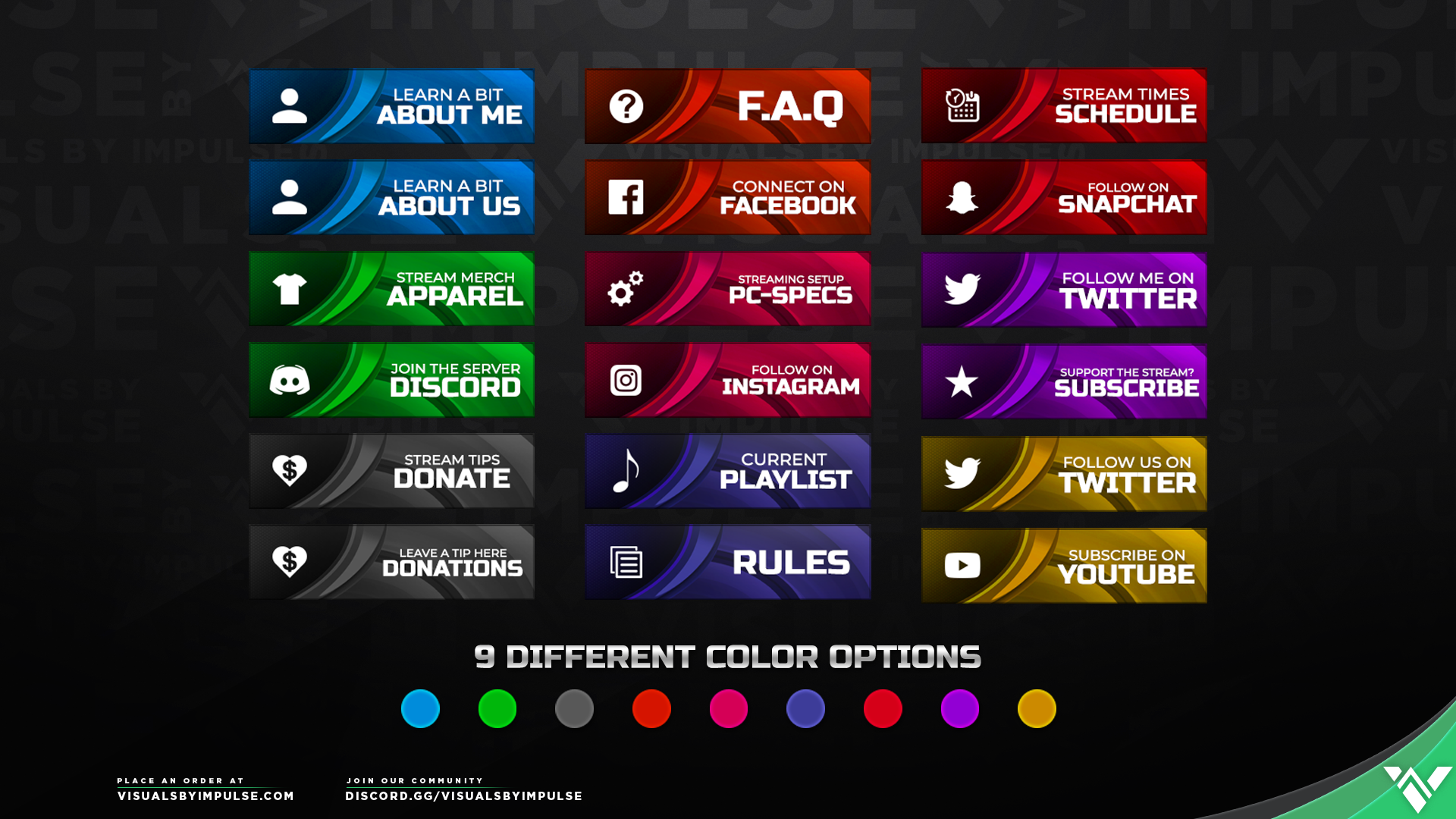 twitch panel templates