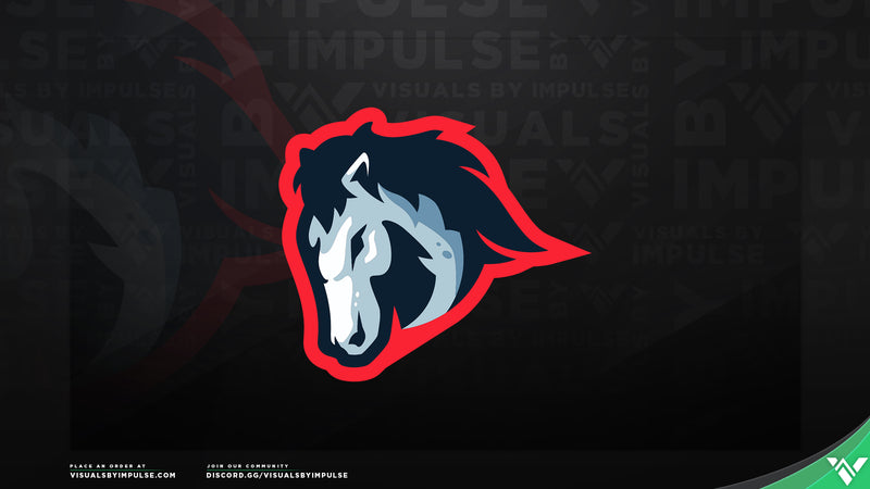 Mustang Mascot Logo - Visuals by Impulse