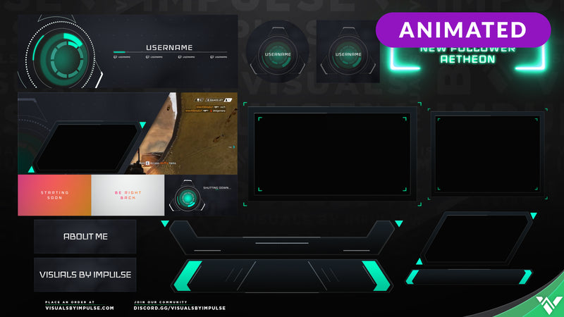 Javelin Animated Stream Package - Visuals by Impulse