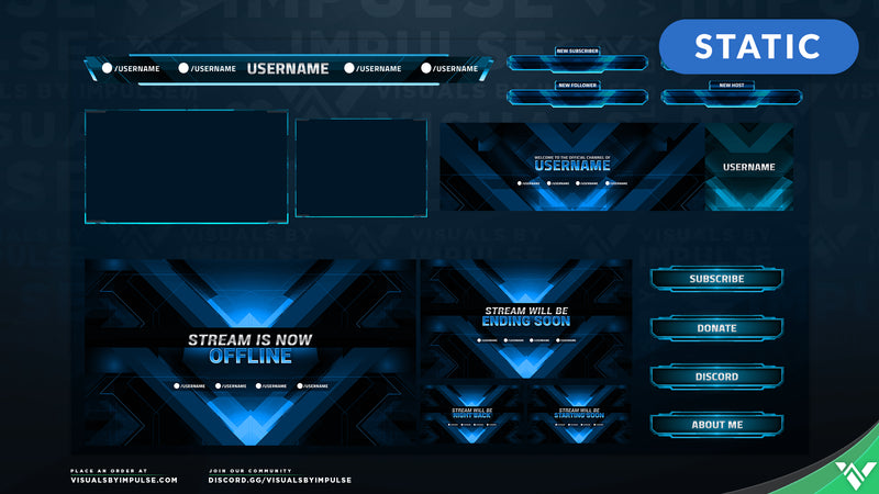 Abstract Stream Package - Visuals by Impulse