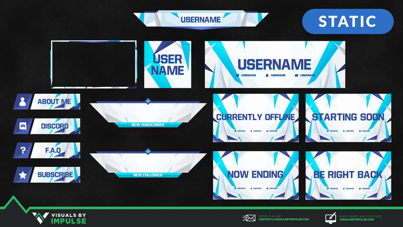 Abstract Ice Stream Package - Visuals by Impulse