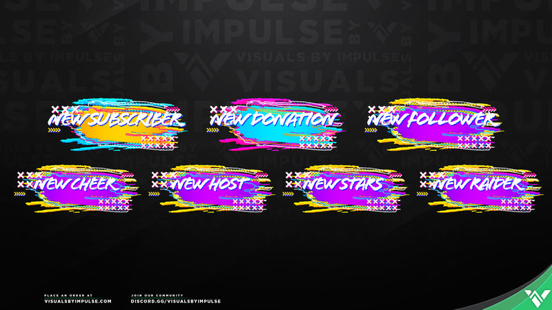 Riptide Animated Stream Package - Visuals by Impulse