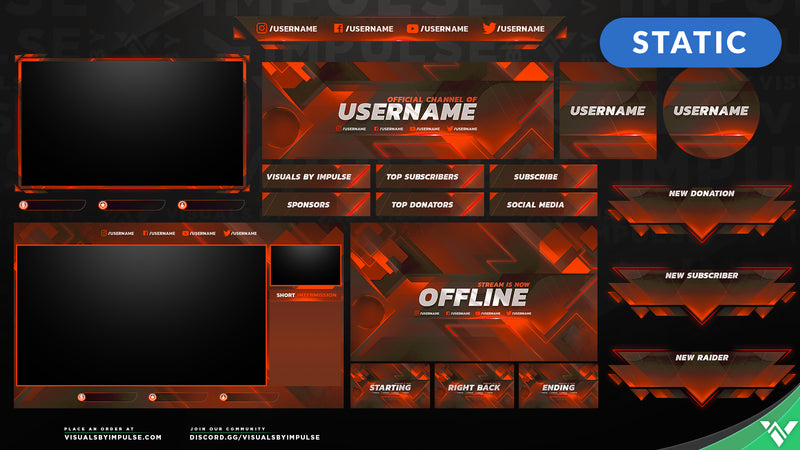 Ascension Stream Package - Visuals by Impulse