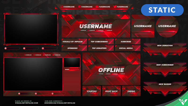 Ascension Stream Package - Visuals by Impulse