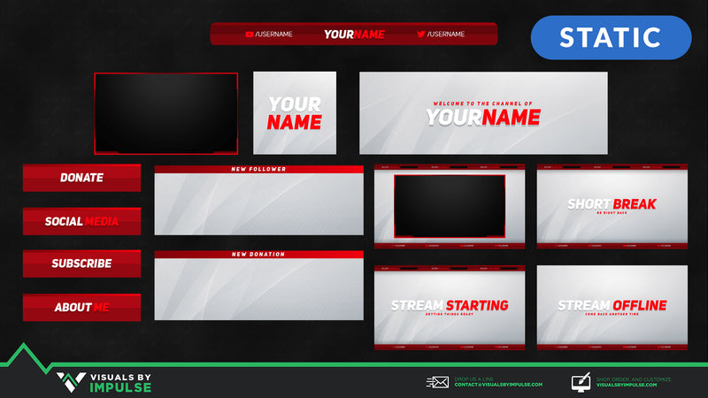 Bloodshed Stream Package - Visuals by Impulse