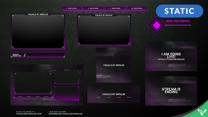 Champion Animated Stream Package - Visuals by Impulse