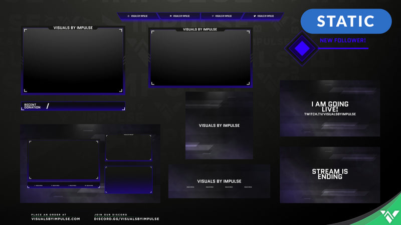 Champion Animated Stream Package - Visuals by Impulse