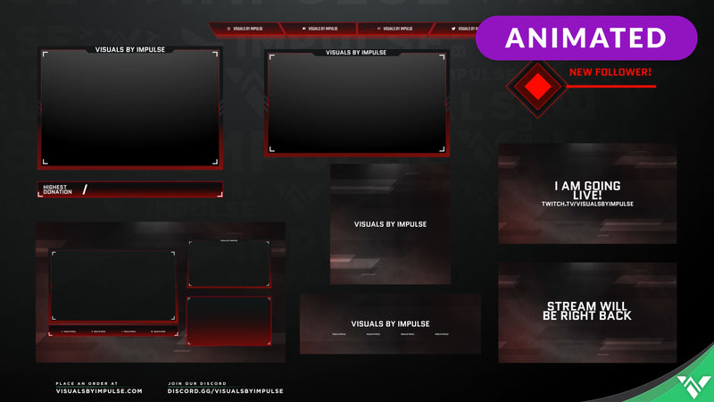 Champion Animated Stream Package - Visuals by Impulse