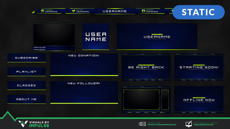 Creator Stream Package - Visuals by Impulse