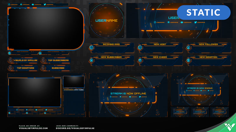 Evo Stream Package - Visuals by Impulse