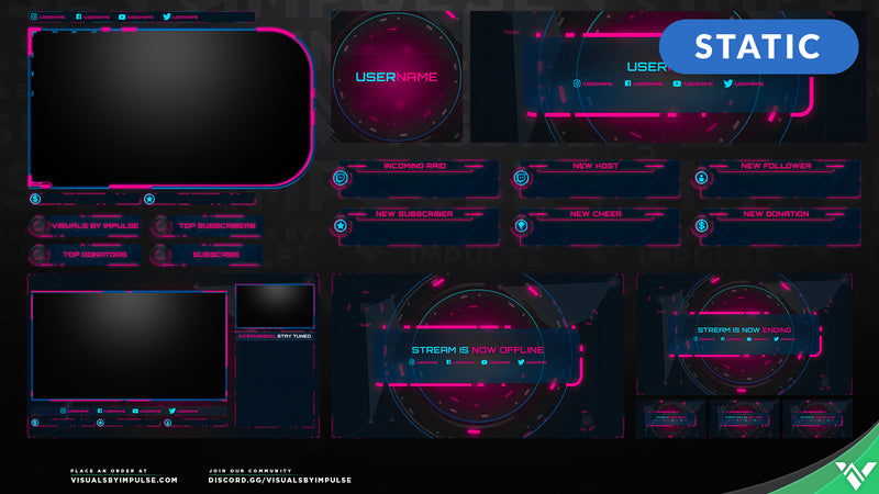 Evo Stream Package - Visuals by Impulse
