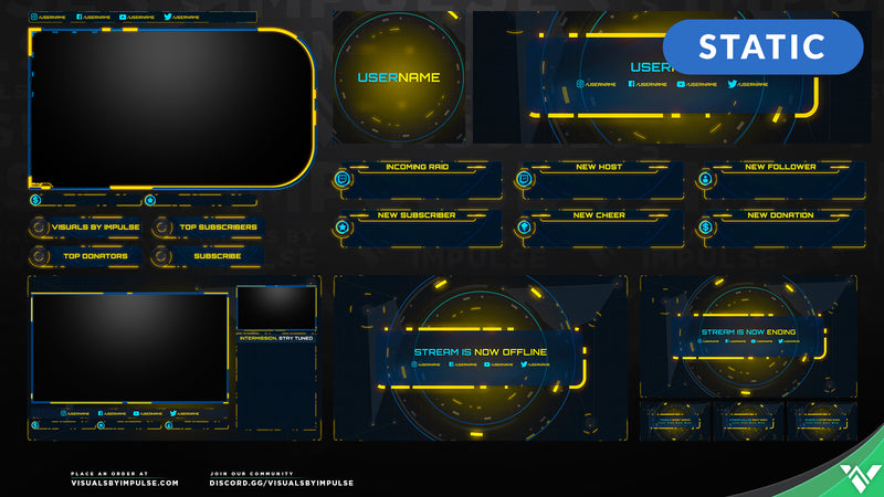 Evo Stream Package - Visuals by Impulse