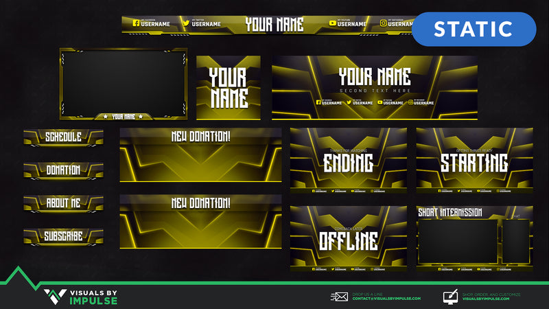 Fulltime Stream Package - Visuals by Impulse
