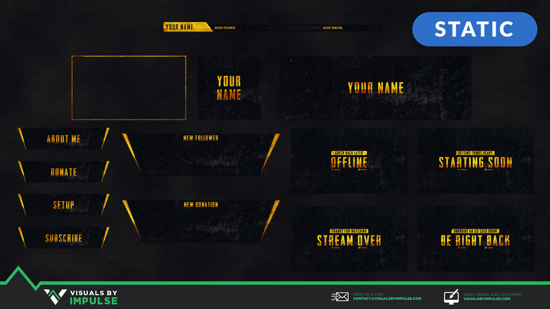 Battlegrounds Stream Package - Visuals by Impulse