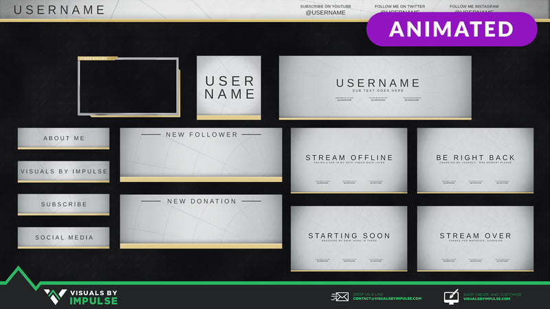 Guardian Animated Stream Package - Visuals by Impulse
