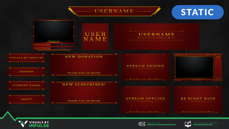 Hero Stream Package - Visuals by Impulse