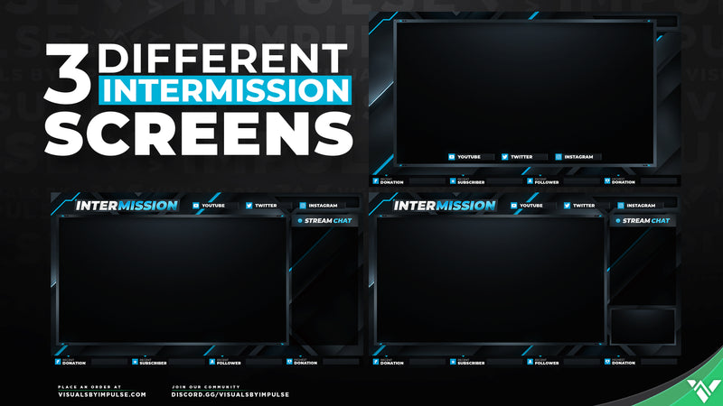 Nanotech Animated Stream Package - Visuals by Impulse