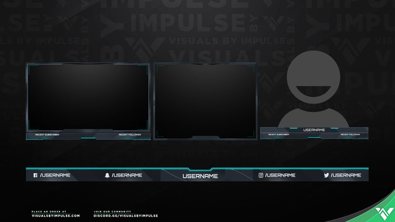 Cyber Animated Stream Package - Visuals by Impulse