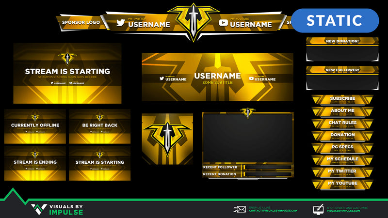 Paladin Sword Stream Package - Visuals by Impulse