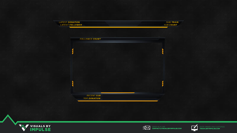 Hazard Signal Twitch Overlay - Visuals by Impulse