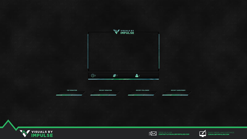 Evergreen Twitch Overlay - Visuals by Impulse